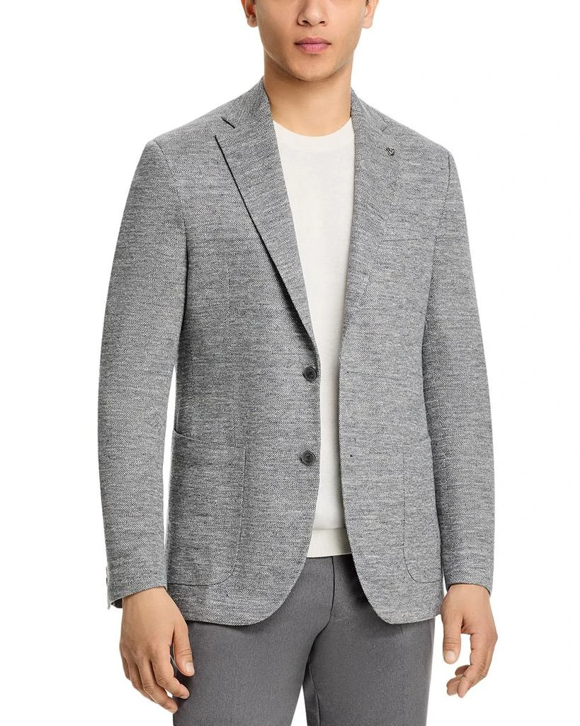 Jack Victor Mélange Linen Blend Jersey Regular Fit Soft Sport Coat 1