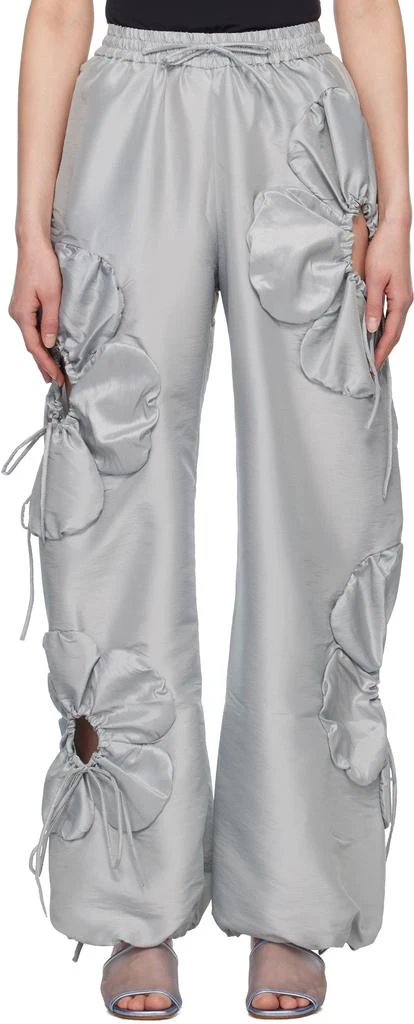 J.Kim Gray Flower Lounge Pants 1