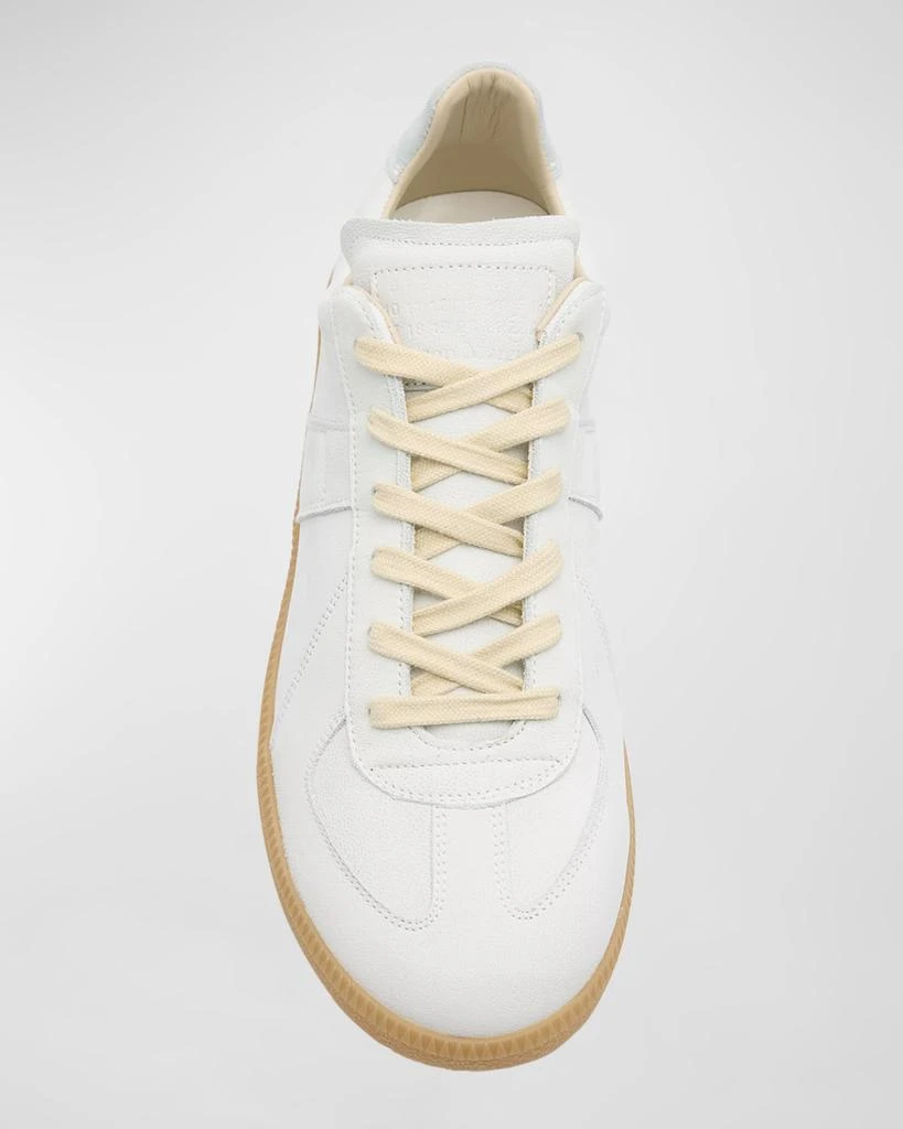 MAISON MARGIELA Men's Replica Leather Low-Top Sneakers 6