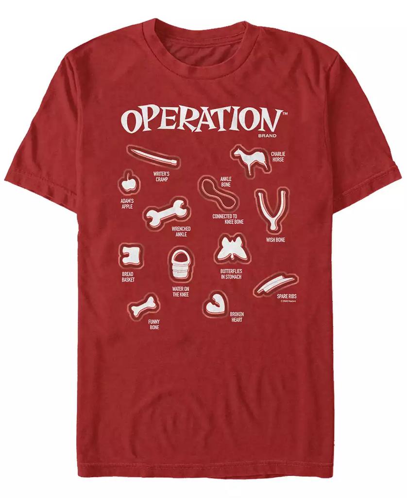 FIFTH SUN Men's Operation Parts Short Sleeve Crew T-shirt