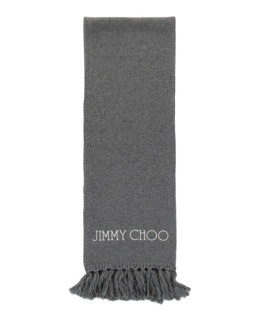 Jimmy Choo Wool Logo Scarf 1