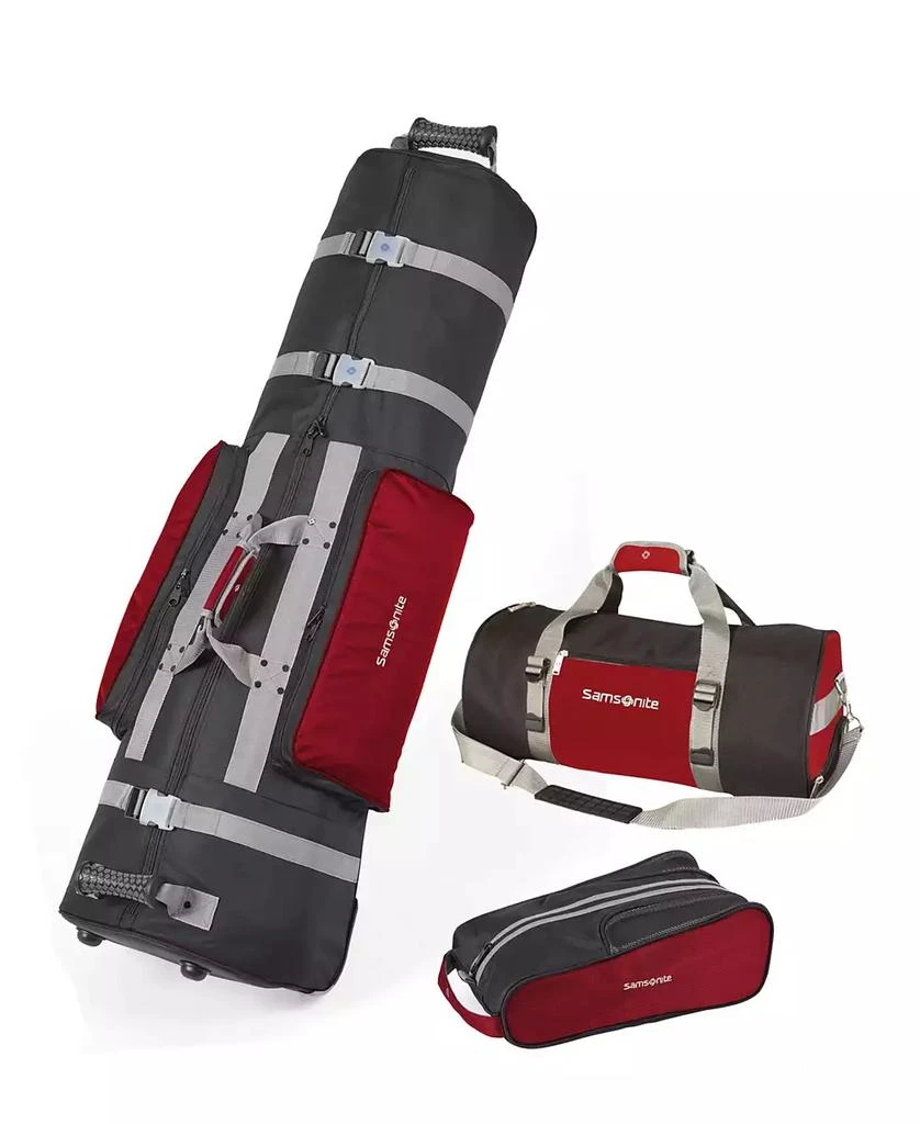 Samsonite Deluxe 3 Piece Golf Travel Set 6