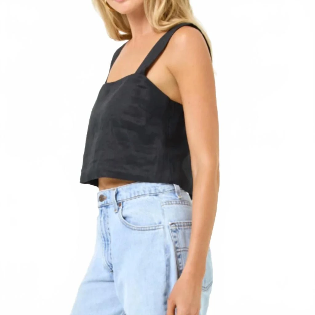L*Space Long Island Top In Black 3