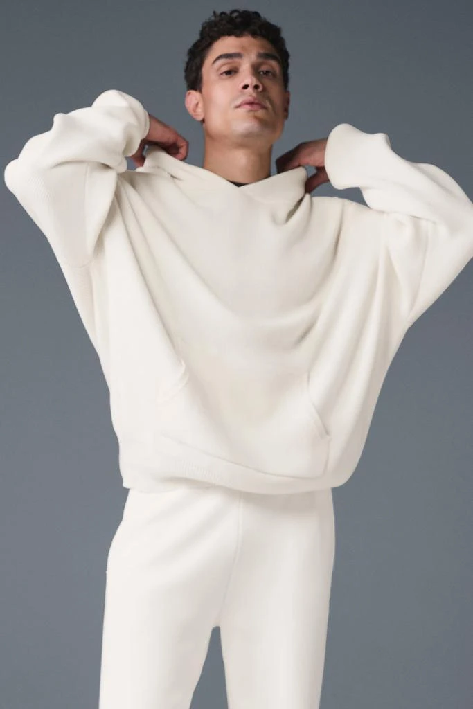 Alo Yoga Scholar Hooded Sweater - Ivory 3