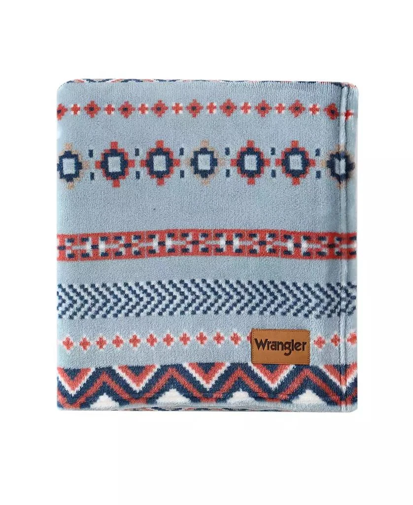 Wrangler Diamond Trail Ultra Soft Plush Throw, 70" x 50" 2
