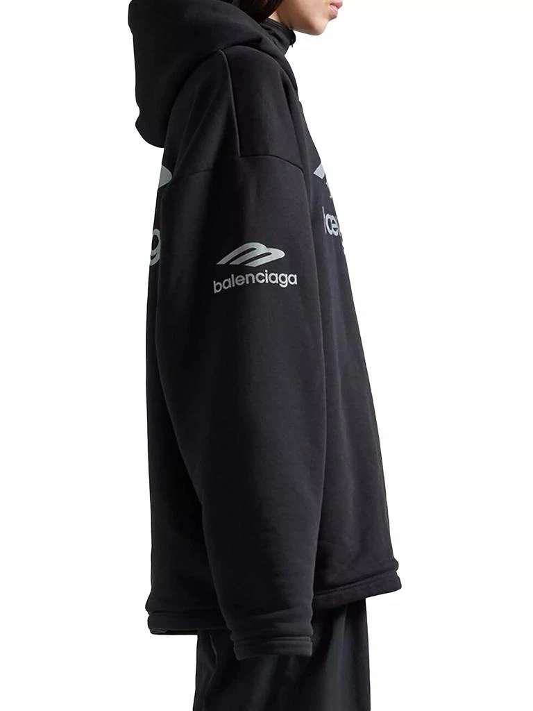 Balenciaga Skiwear - 3B Sports Icon Water Repellent Hoodie Oversized 5