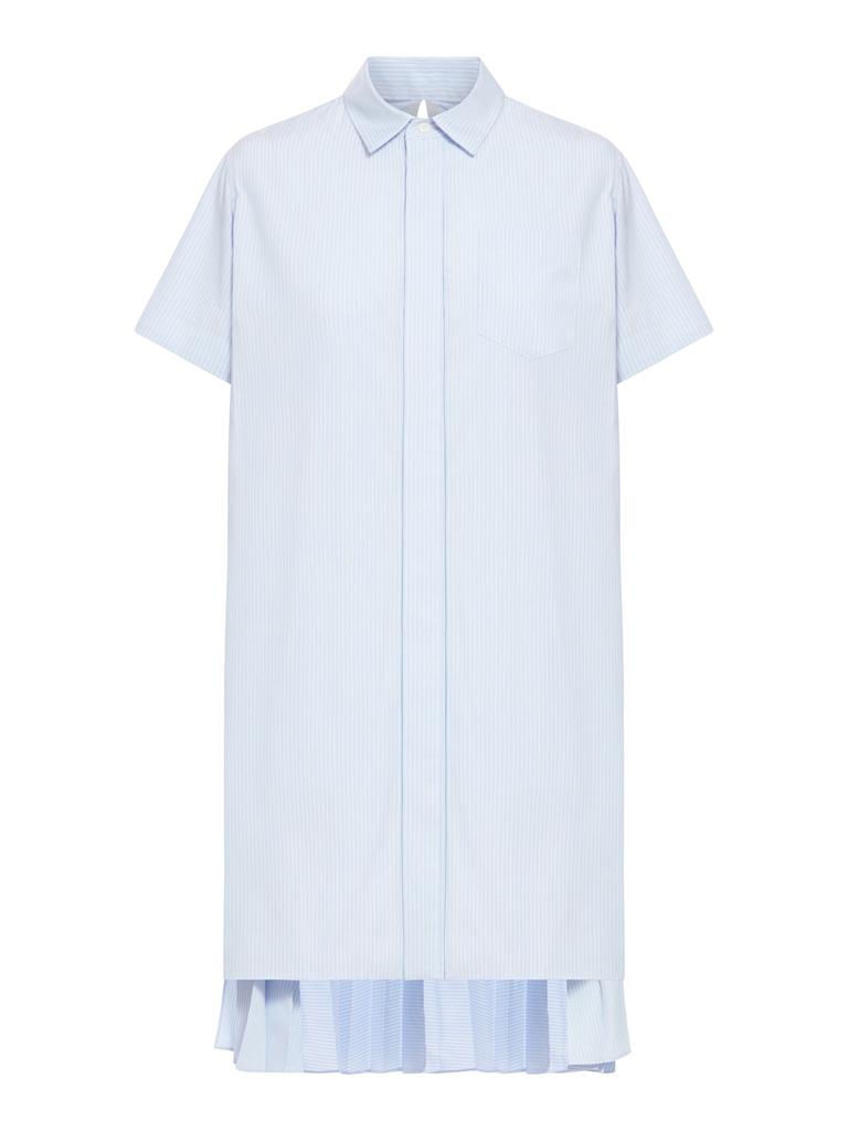 Sacai COTTON DRESS WITH RUFFLES