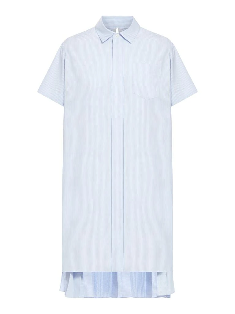 Sacai COTTON DRESS WITH RUFFLES 1