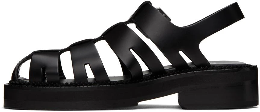 AMI Black Fisherman Flat Sandals 3