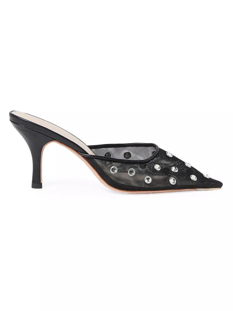 Loeffler Randall Paloma 80MM Embellished Mesh Mules 1