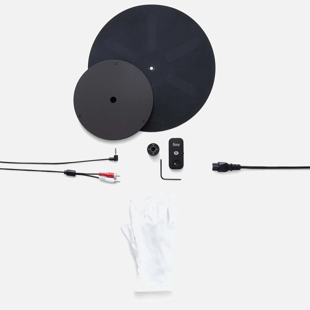 Transparent Turntable/ Record Player - Black 8