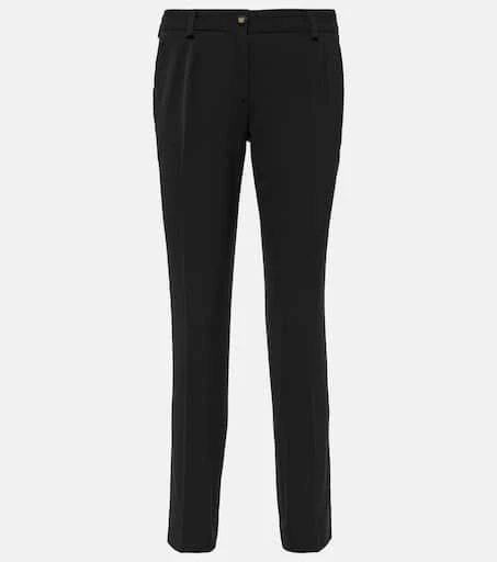 Dolce 
Gabbana Low-rise wool-blend slim pants 1