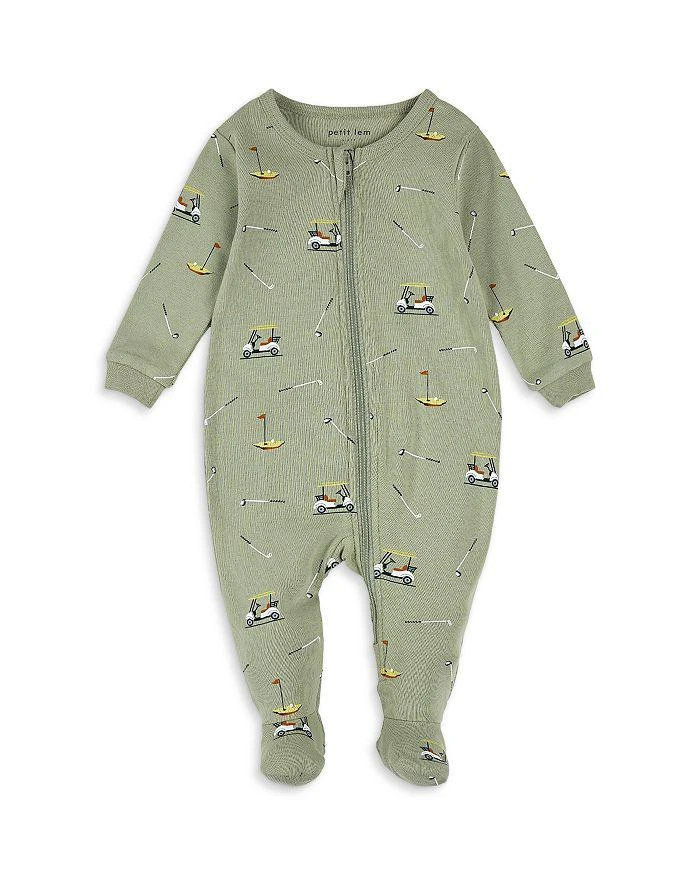 Petit Lem Boys' Golf Print Sleeper Footie - Baby 1