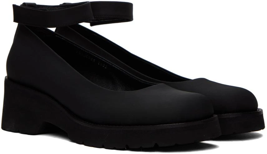 AMOMENTO Black Strap Loafers 4