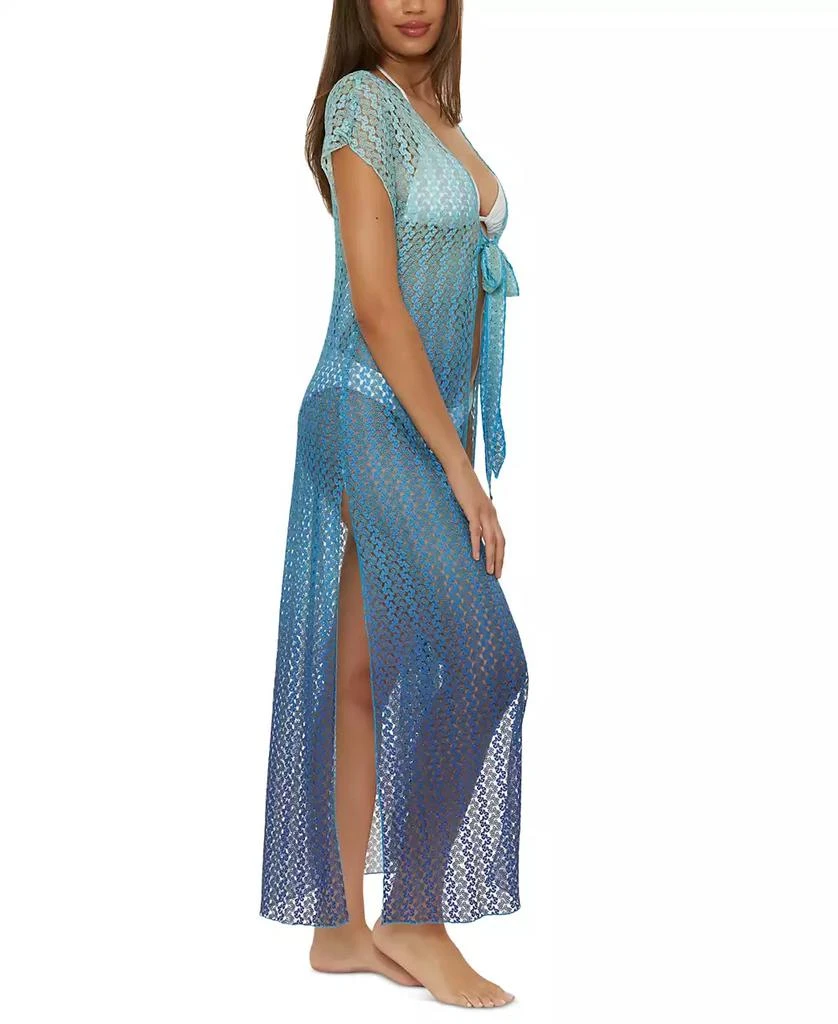 Becca Women's Sunset Ombré Crochet Cover-Up Robe 3
