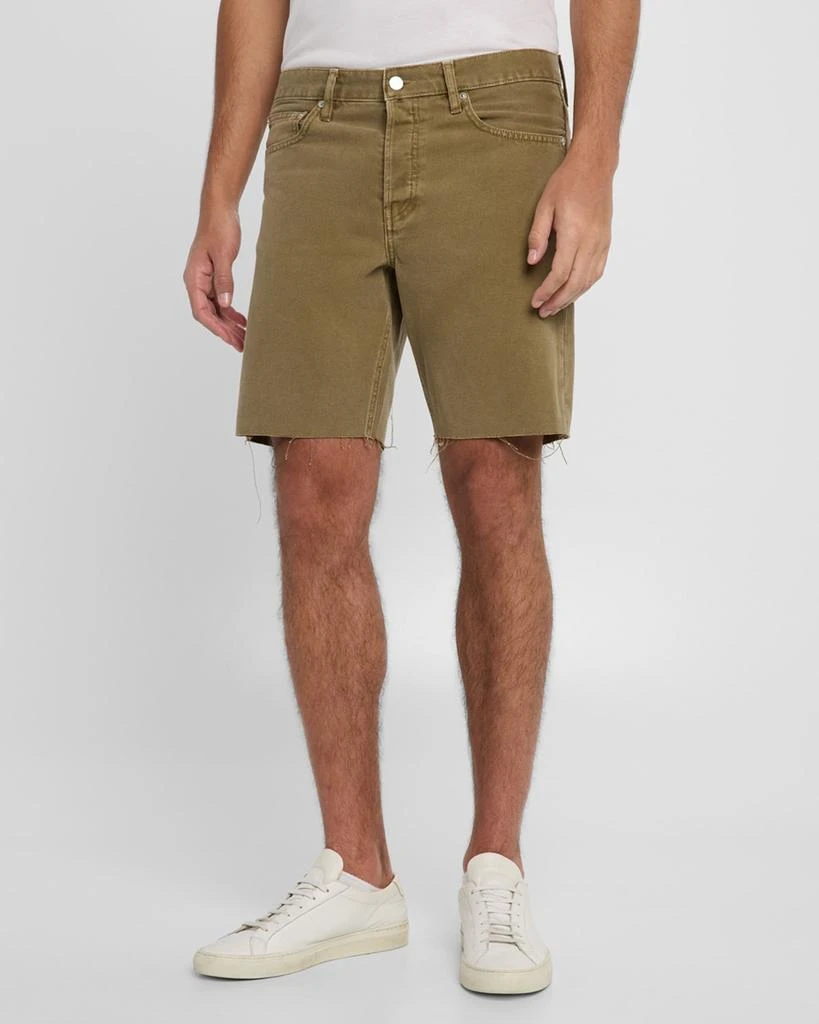 FRAME Men's Relaxed Raw Hem Shorts 4