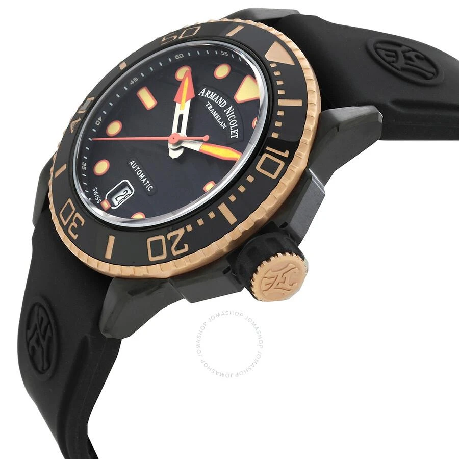 Armand Nicolet JSH Automatic Black Dial Men's Watch A481PQS-NO-GG2710N 2