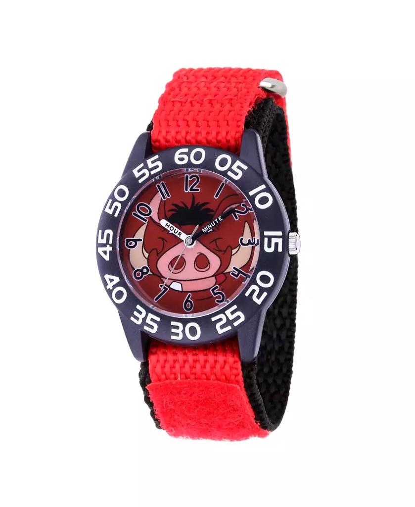 ewatchfactory Disney Lion King Timon Boys' Black Plastic Watch 32mm
