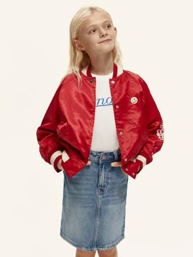 Scotch & Soda Embroidered varsity jacket 5