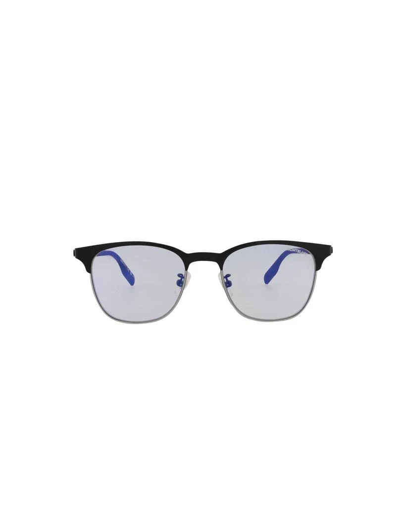 MontBlanc Square-Frame Metal Sunglasses 1