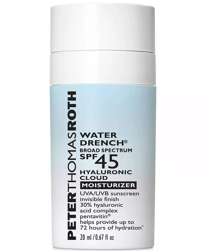 Peter Thomas Roth Water Drench Broad Spectrum SPF 45 Hyaluronic Cloud Moisturizer, 0.67-oz. 1