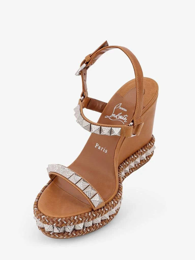 Christian Louboutin Pyraclou 110 plateau sandals with studs 5