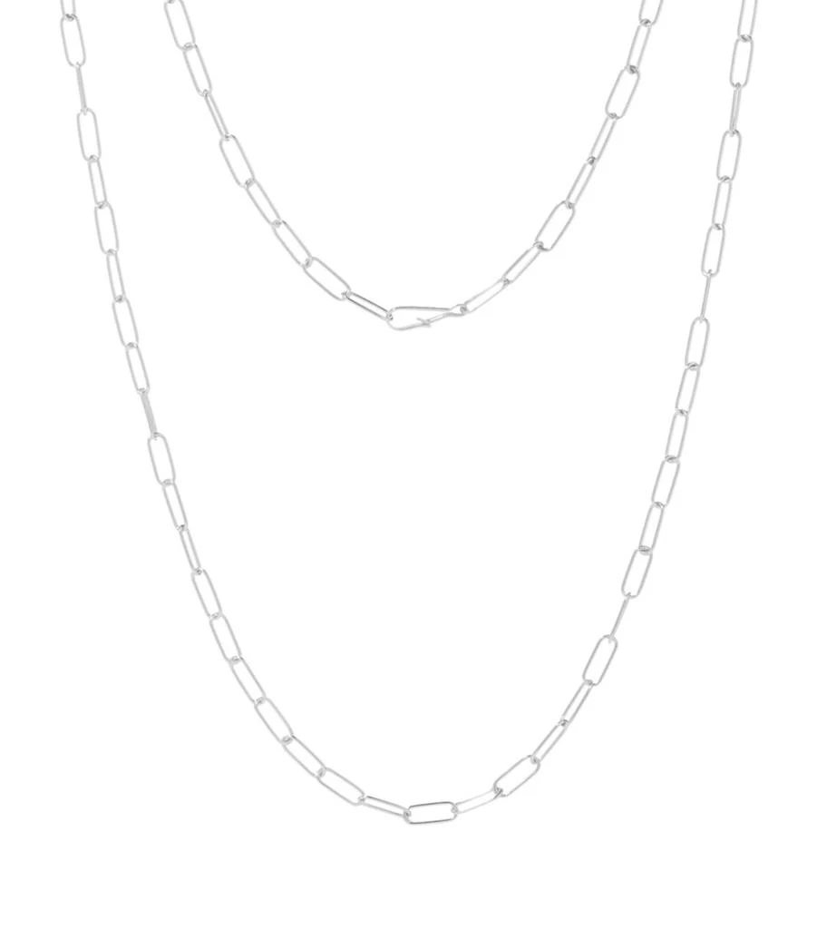 Annoushka White Gold Short Cable Chain 1