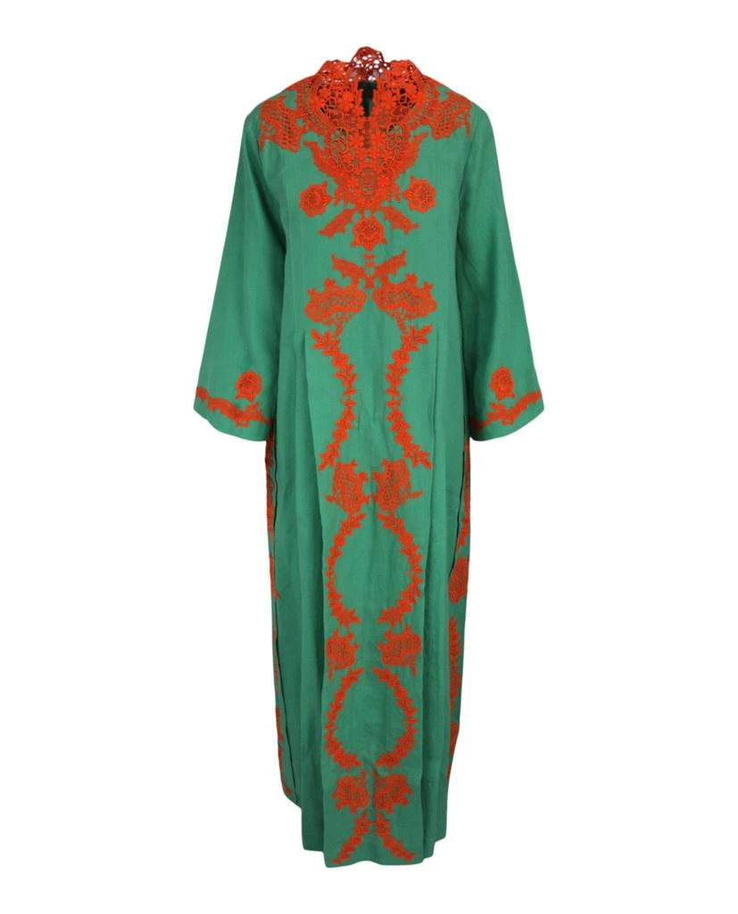 Gucci Emboridered Linen Kaftan 1