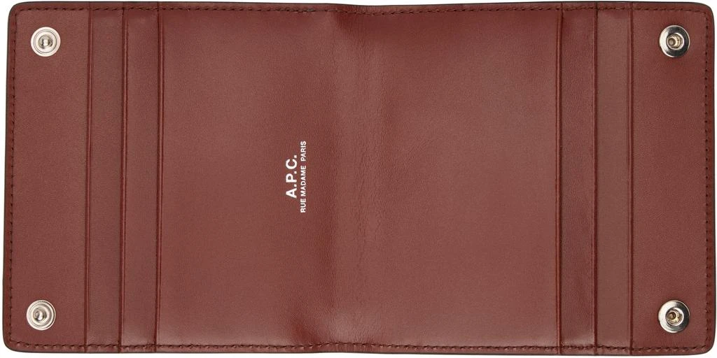 A.P.C. Black André Bifold Card Holder 3