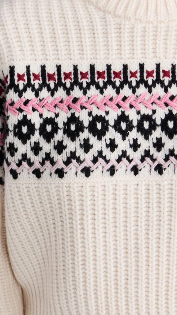 Rag & Bone Leigh Fair Isle Crew Sweater 5
