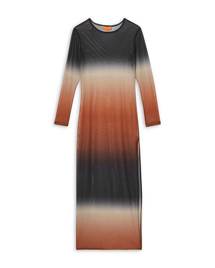 reiss mesh dress Reiss - Navy Velvet Mesh-Panel Mini Dress, 8