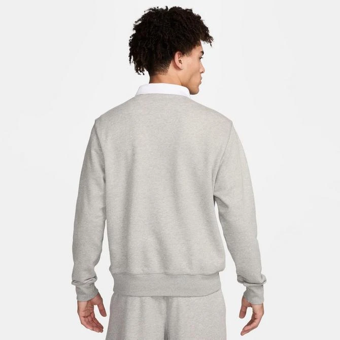 NIKE Men's Nike Club Fleece Long-Sleeve Fleece Polo Shirt 3