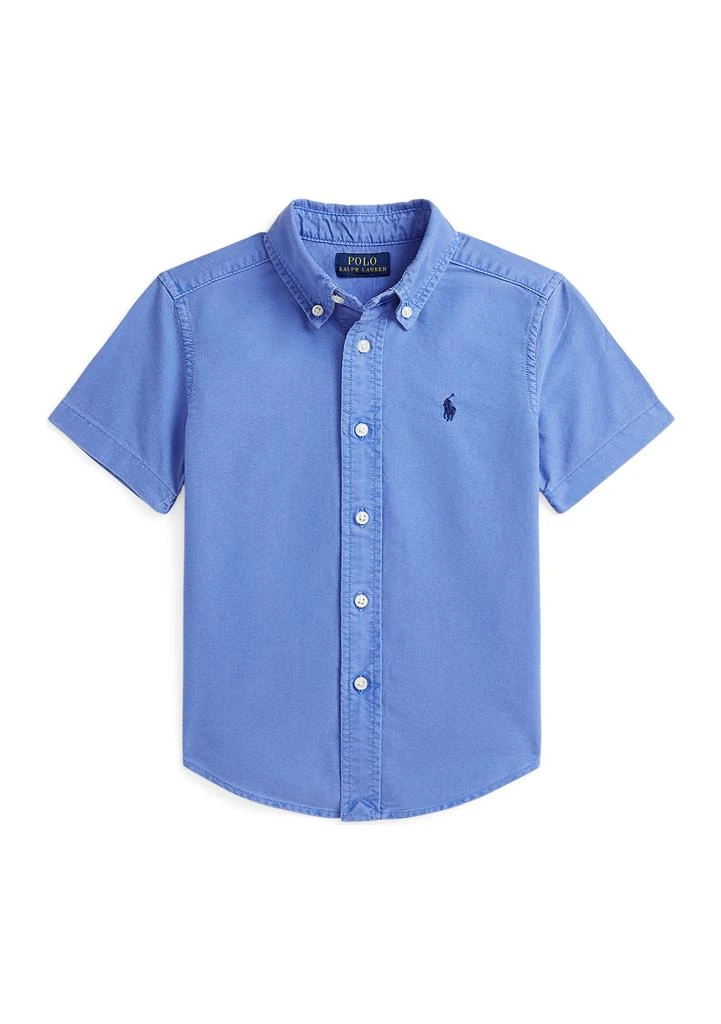 Ralph Lauren Boys 2-7 Cotton Oxford Short Sleeve Shirt
