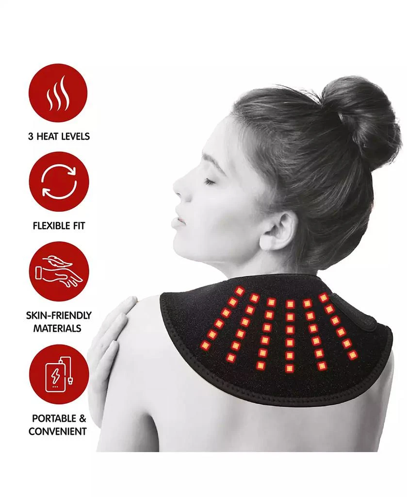 PURSONIC Red Light Therapy Neck Wrap 
3-Speed Massage Gun 2