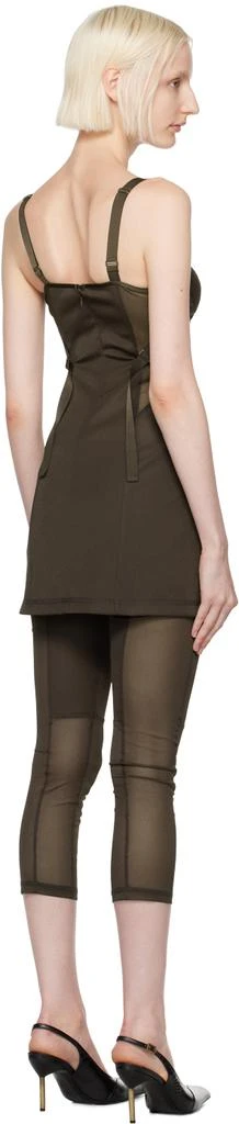 KNWLS Brown Grace Minidress 3