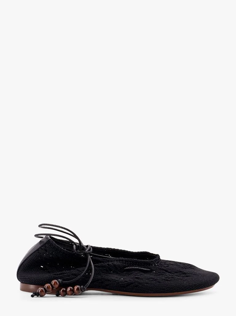 ALOHAS Rosemary crochet ballerinas with ankle ties 1