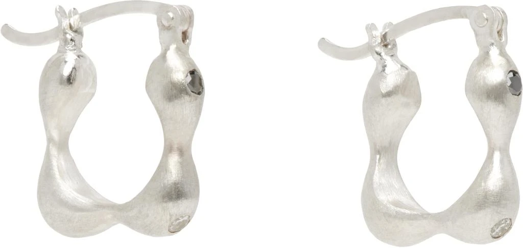 Dunton Ellerkamp Silver Owen Diamond Earrings 2