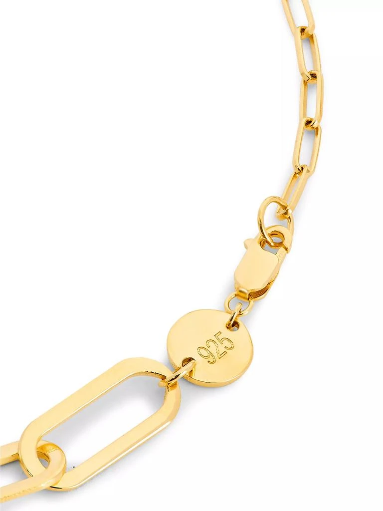 Shop Marta 18K Yellow Gold Vermeil Sterling Silver Chain-Link