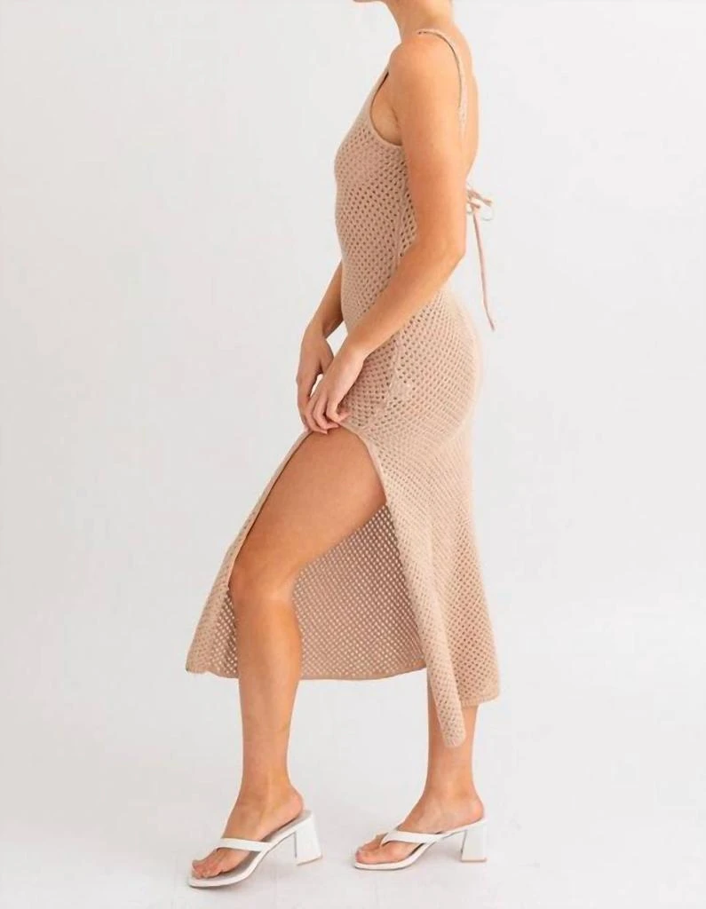 LE LIS Le Lis - CROCHET KNIT DRESS 2