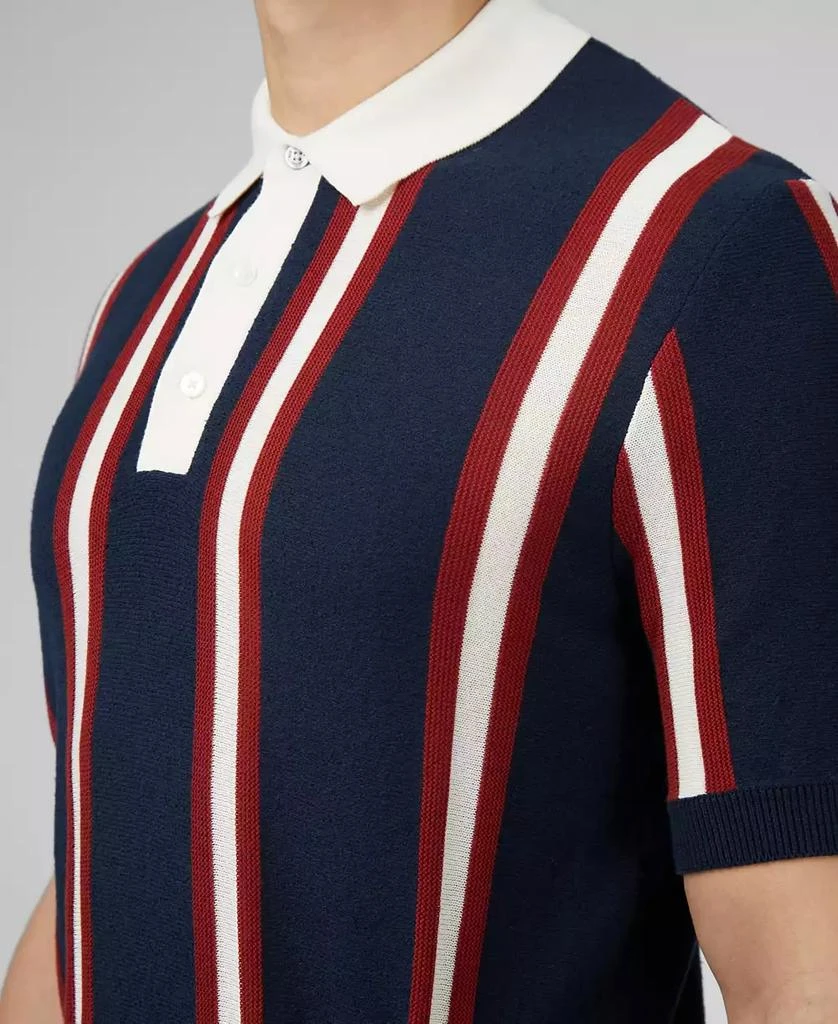 Ben Sherman Men's Mod Knitted Rugby Short Sleeve Shirt 2