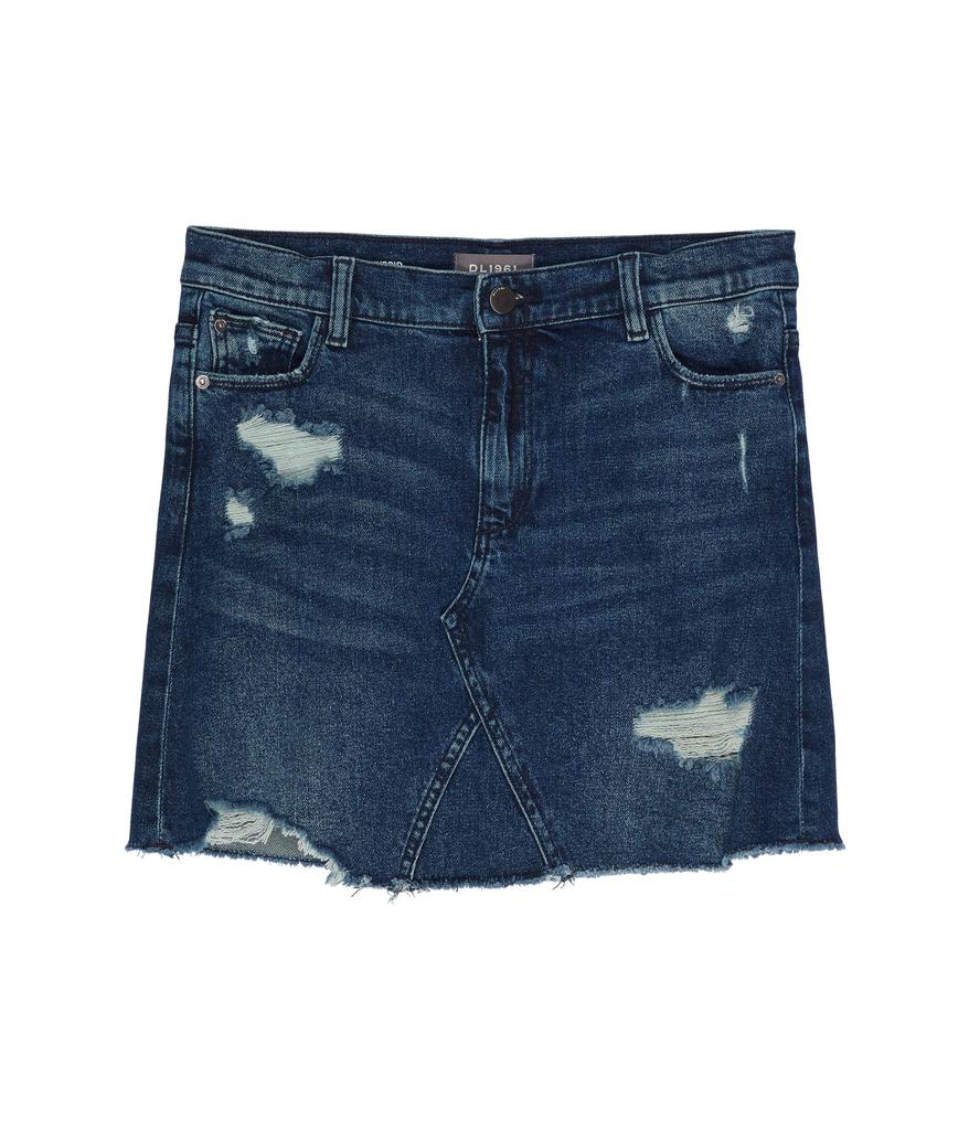 DL1961 Jenny Skirt in Skylark Distressed (Big Kids)