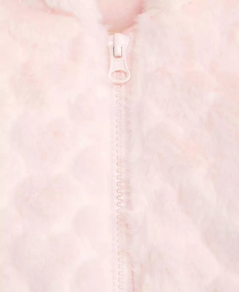 First Impressions Baby Girls Hooded Embossed-Heart Faux-Fur Jacket, Macy
s Exclusive 3