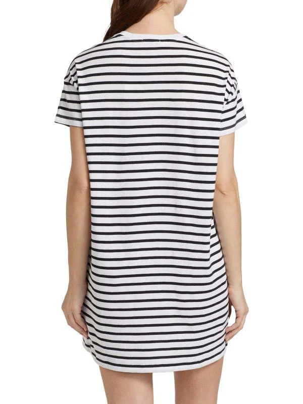 ATM Anthony Thomas Melillo Stripe Cotton T-Shirt Dress 2