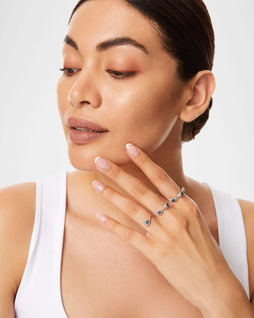 Bee Goddess Eye Light Open Ring 2