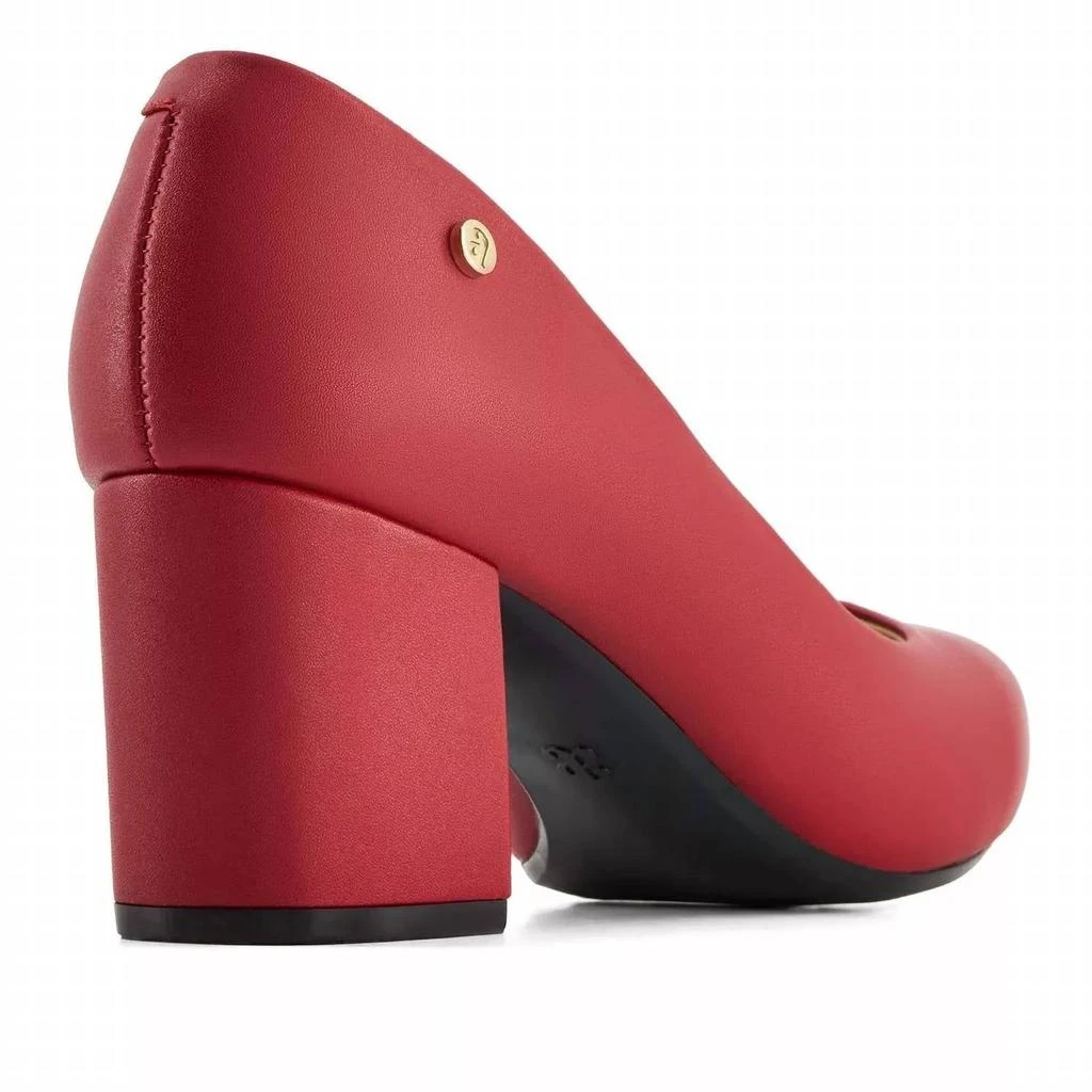 Andrea Women's Block Heel Pumps In Red 4