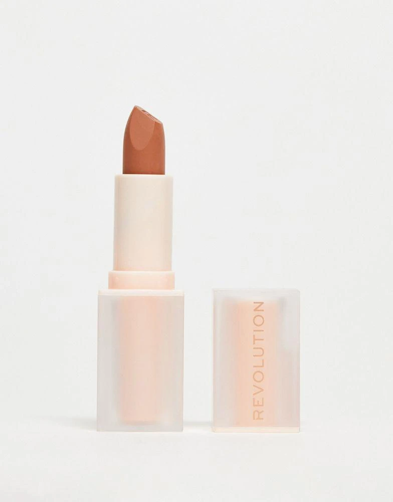 Revolution Revolution Lip Allure Soft Satin Lipstick Divine Brown 1