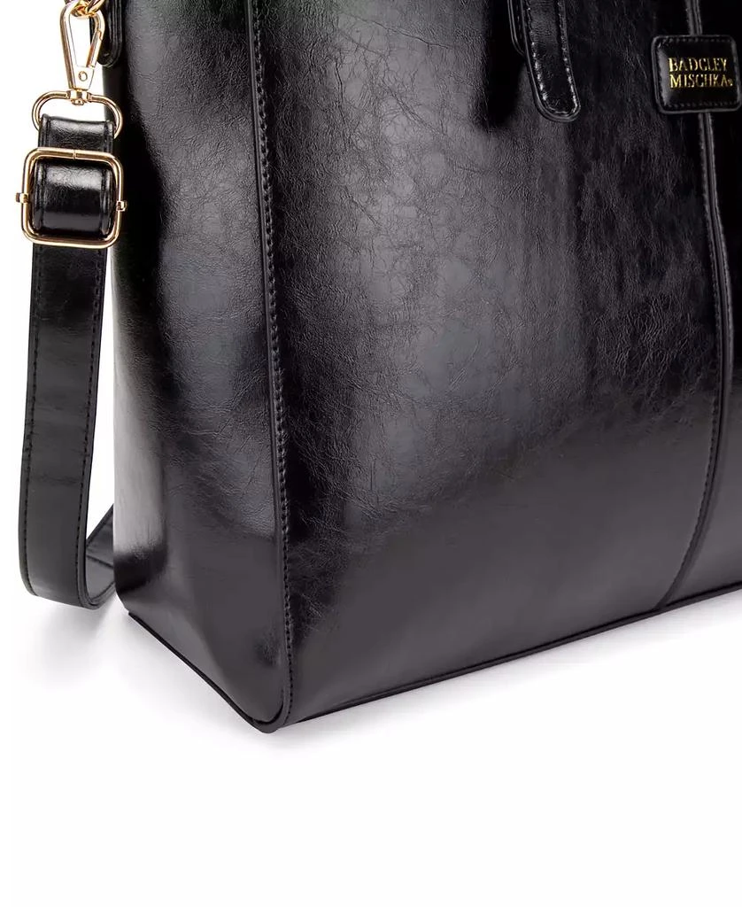 Badgley Mischka Julia Faux Leather Tote 6