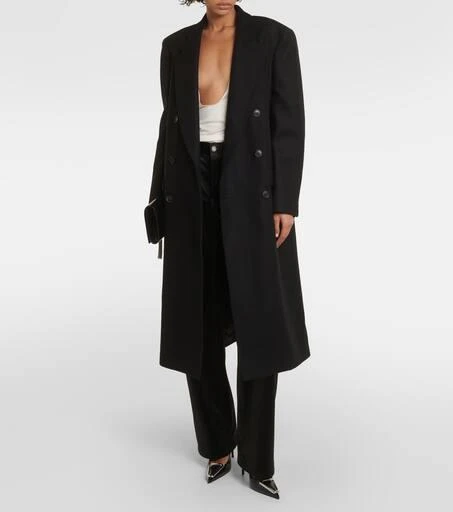 Nili Lotan Edmont double-breasted wool-blend coat 2