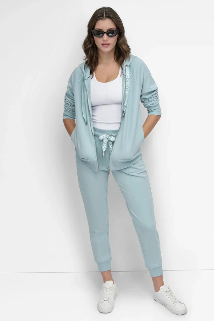DKNY LOGO DRAWSTRING HOODIE 7