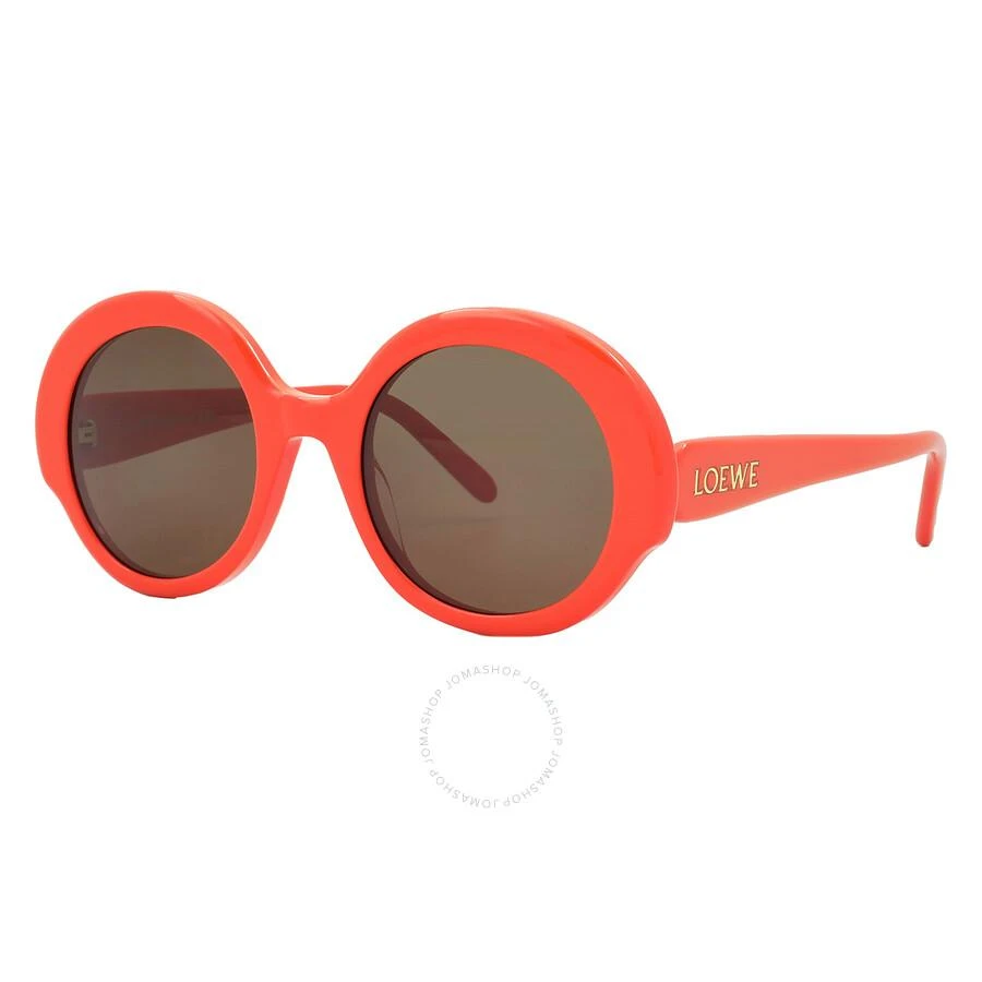 Loewe Brown Oval Ladies Sunglasses LW40135I 42E 52 3